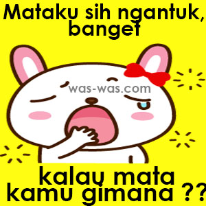 Gambar Kata-kata Animasi Ngantuk Lucu Banget - Kata Was ...